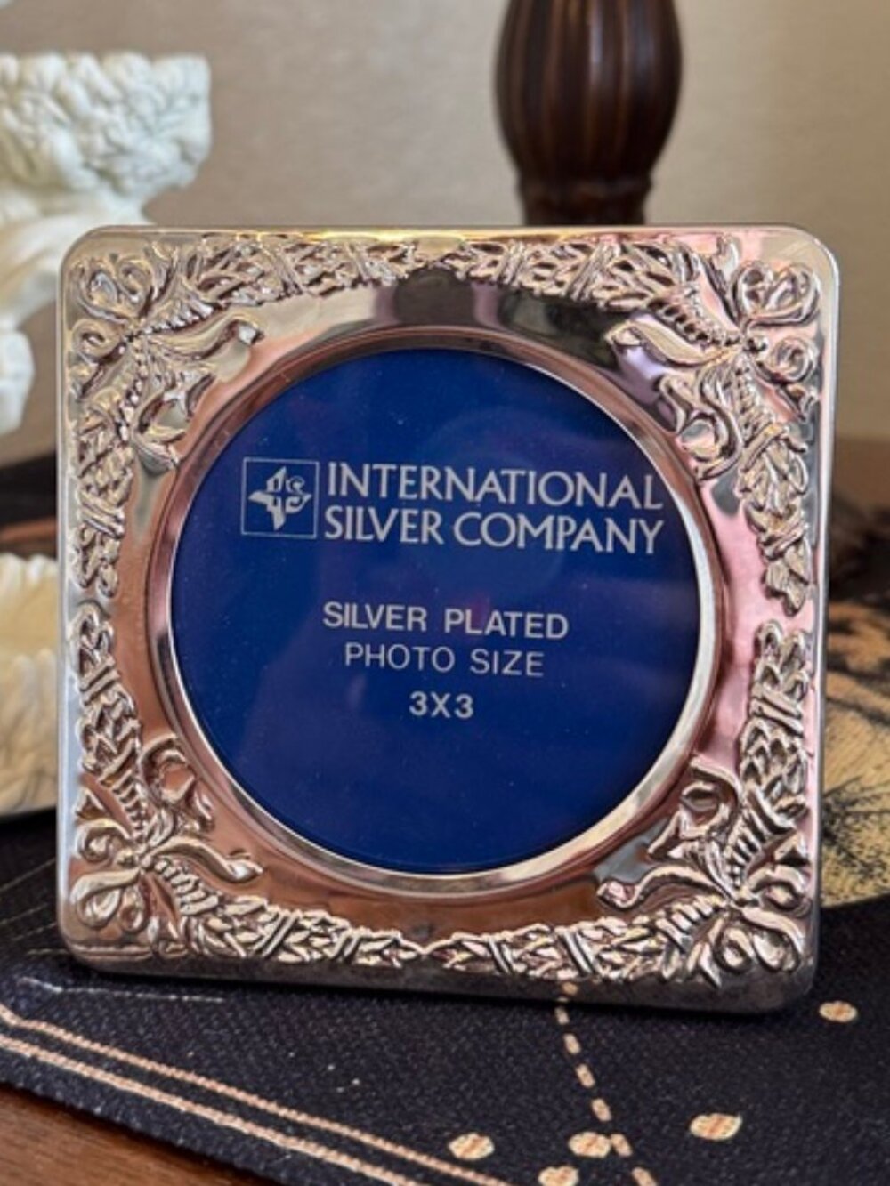Silver Plated 3x3 Photo Frame from International Silver Company